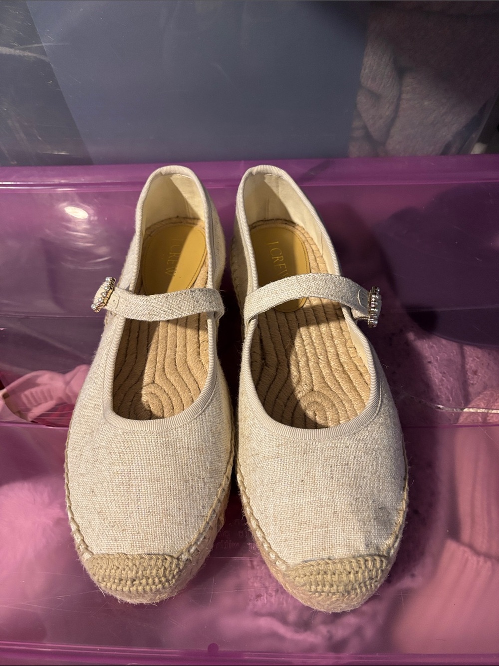 J crew Women's Mary Jane Espadrille Flats